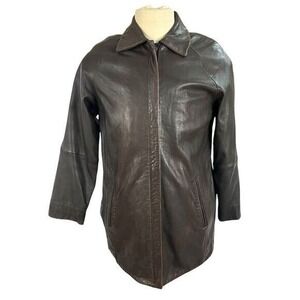 Vintage LNR by La‎ Nouvelle Renaissance Jacket Men S Brown Genuine Leather Lined